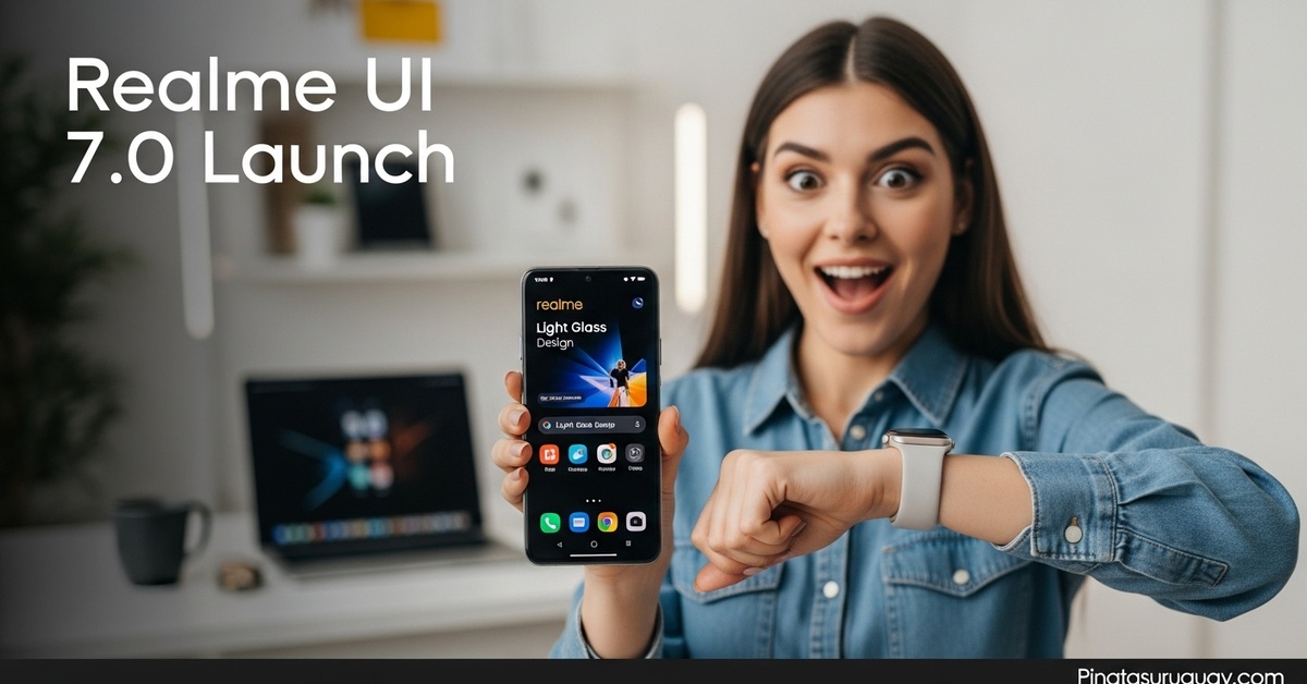 Realme UI 7.0 launches with Light Glass Design, iPhone and Apple Watch support